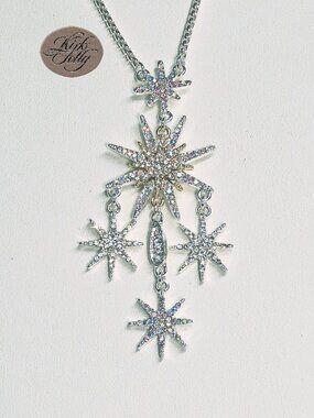 Kirks Folly Starlight Of The 5th Realm Necklace Sterling Silvertone